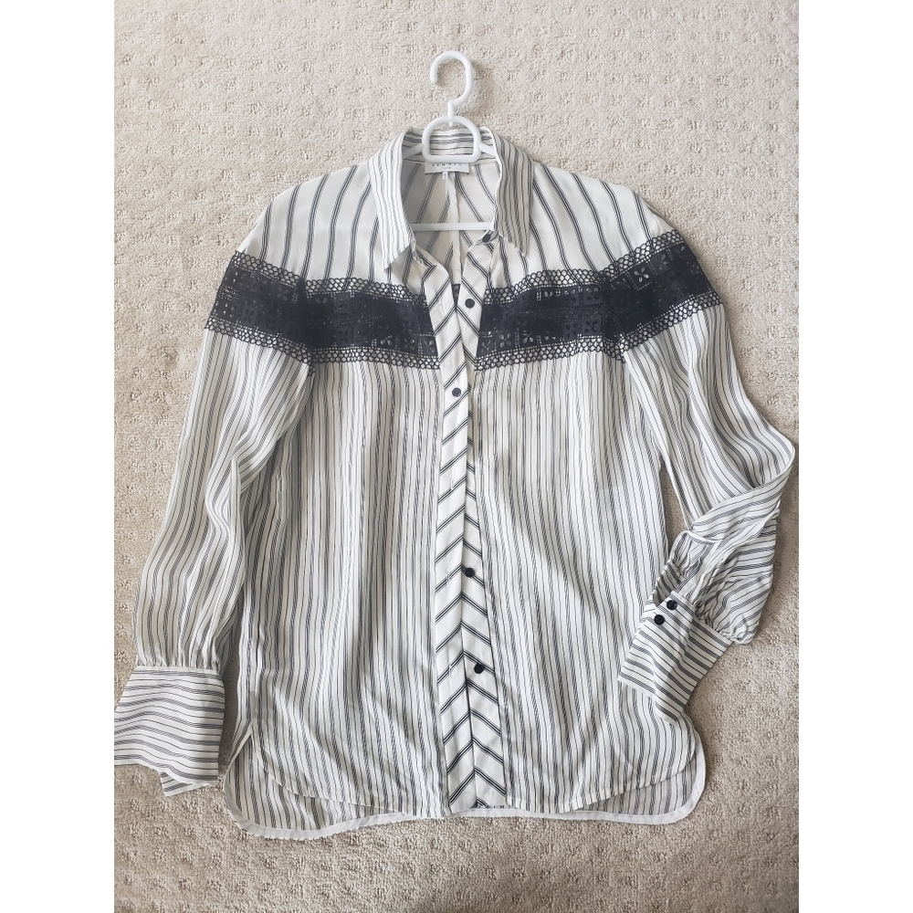 NWT Sandro Ecru Shirt Size S
